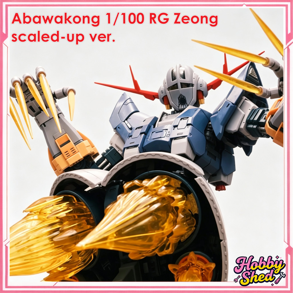 Abawakong Zeong 1/100 Scale RG Zeong Scaled-up ver. Zeong | Scaled-up model Kit