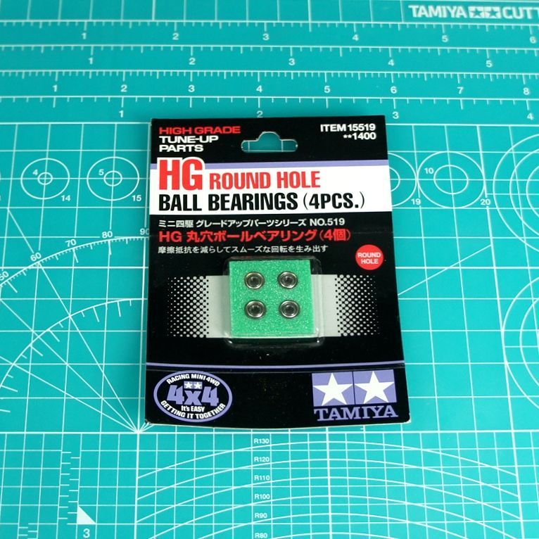 TAMIYA TAMIYA อุปกรณ์เสริมขับเคลื่อนสี่ล้อ 15519 HG Round Hole 620 แชสซีแบริ่งลูกกลิ้ง