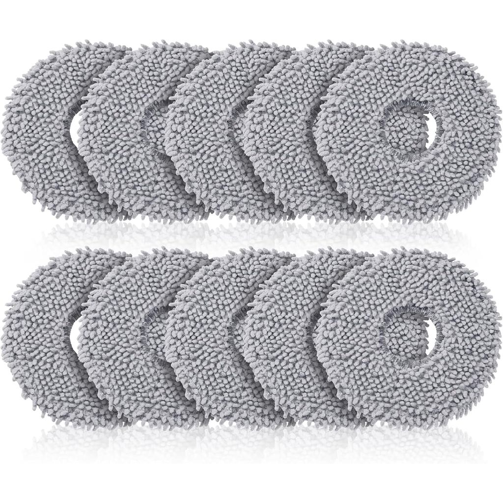 10 Pack Mop Pads สําหรับ Roborock Qrevo S5V, QV 35A 35S, Saros 10R, Curvx, Curv S5X, Edge S5A, Maste