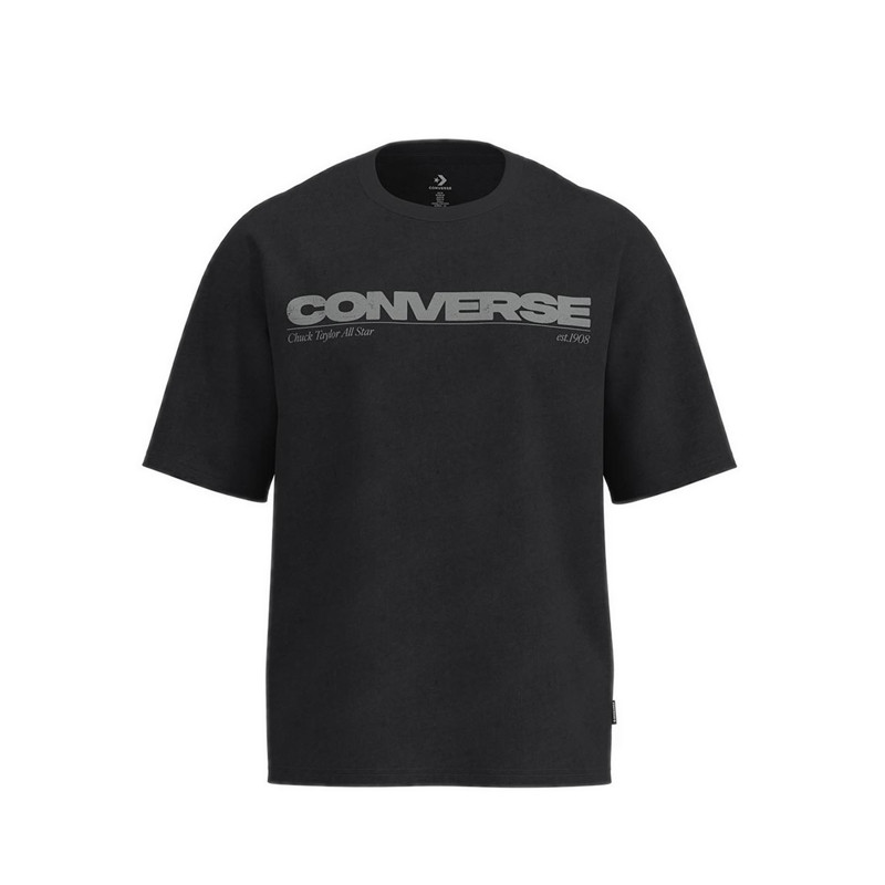 เสื้อยืดผู้ชาย Converse Indigo Framework - Black Indigo