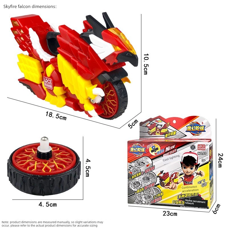 beyblade x ของแท้ beyblade x aero pegasus Magic สินค้าใหม่ยอดนิยม Double-Haired Sky Fire Falcon MT02