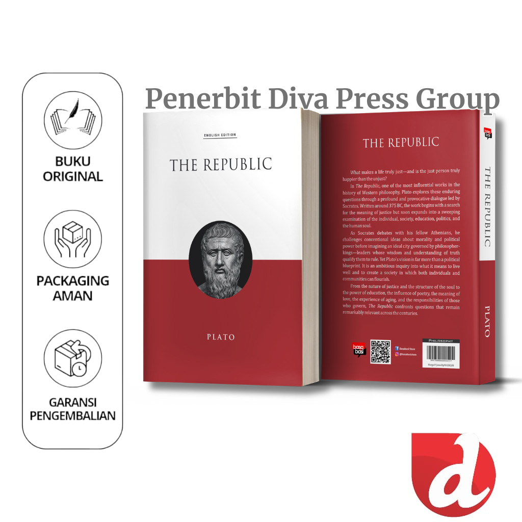 The Republic (ฉบับภาษาอังกฤษ) - Plato - Basabasi- DIVA Press
