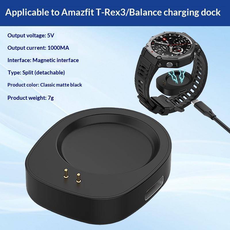 Thankswin 1 ชิ้น USB Smartwatch สายชาร์จสําหรับ Amazfit T-Rex 3/Balance 2/1 th