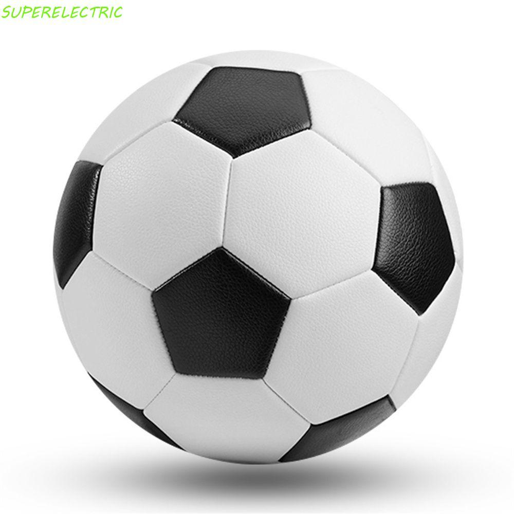 SUPERELECTRIC ลูกฟุตบอลทีมกีฬาเด็กมืออาชีพ/ผู้ใหญ่ขนาด 3 ขนาด 5 ลูกบอลฝึก PVC นุ่ม
