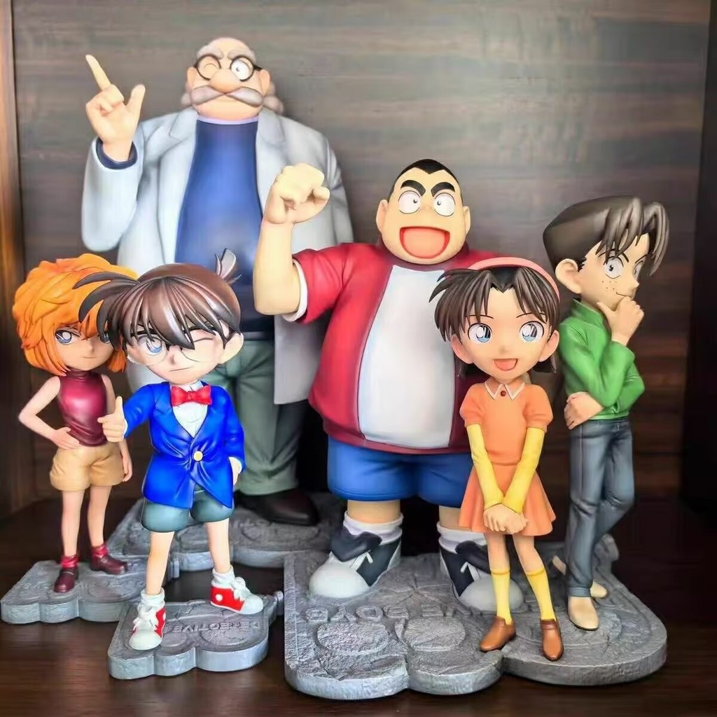 Conan GK Monster Thief Kidd School Uniform Conan รูปเครื่องประดับ, Junior Detective Team Conan Haiyuan Mourning Animation รูป