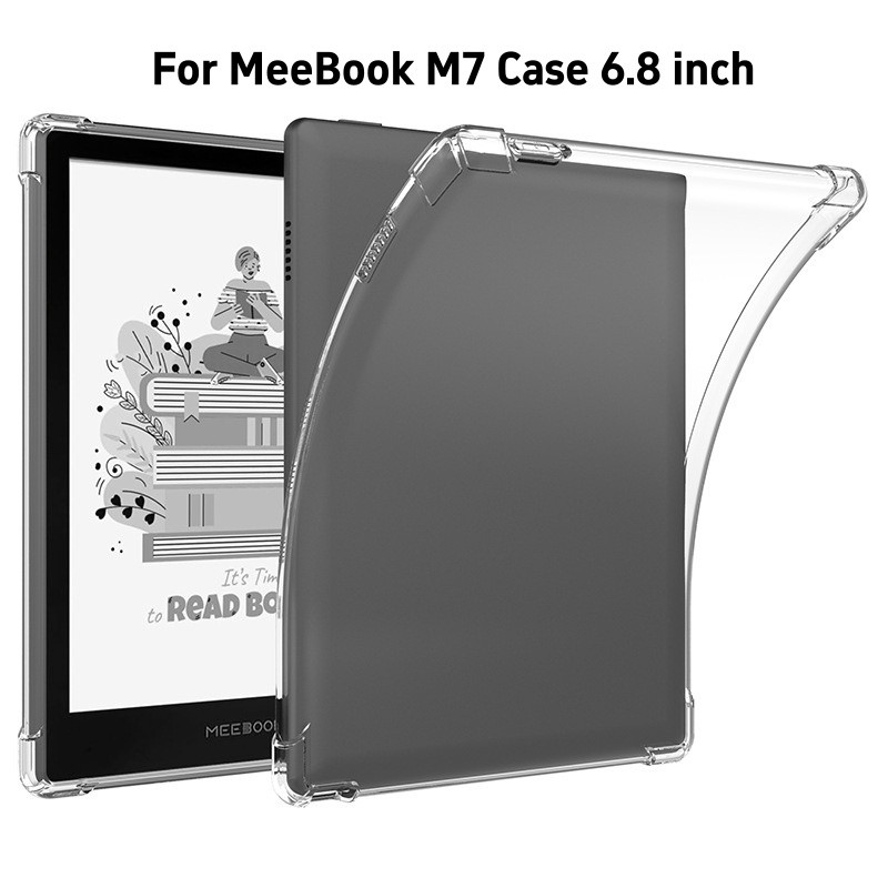 สําหรับ MeeBook M7 กรณี 6.8 "โปร่งใสถุงลมนิรภัยซิลิโคนอ่อนนุ่มป้องกันกันกระแทก accessories สําหรับ M