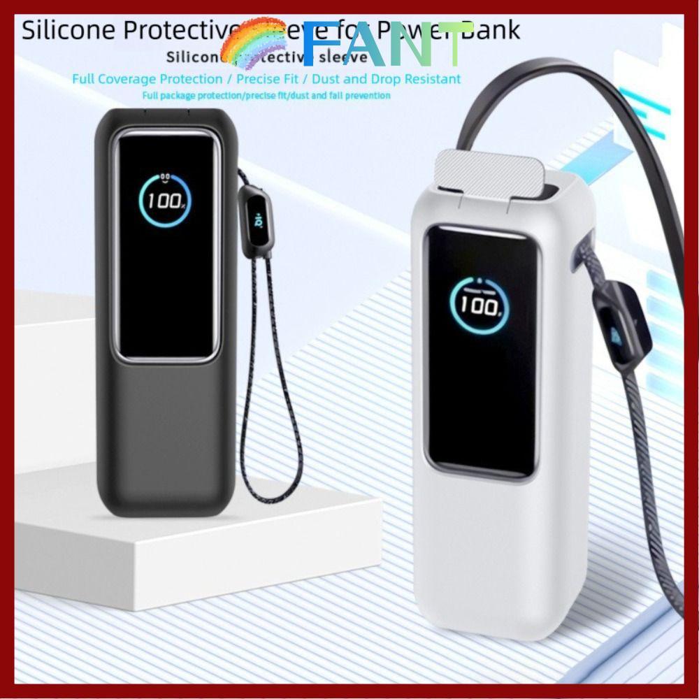จัดส่งจากประเทศไทยFANT Protective ,ซิลิโคนอ่อนนุ่มกันกระแทก,ฝาครอบป้องกันแบบนุ่มกันฝุ่นสําหรับ Anker