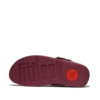 FITFLOP LULU ADJUSTABLE LEATHER รองเท้าแตะแบบหูหนีบผู้หญิง รุ่น ES8-288 สี RED