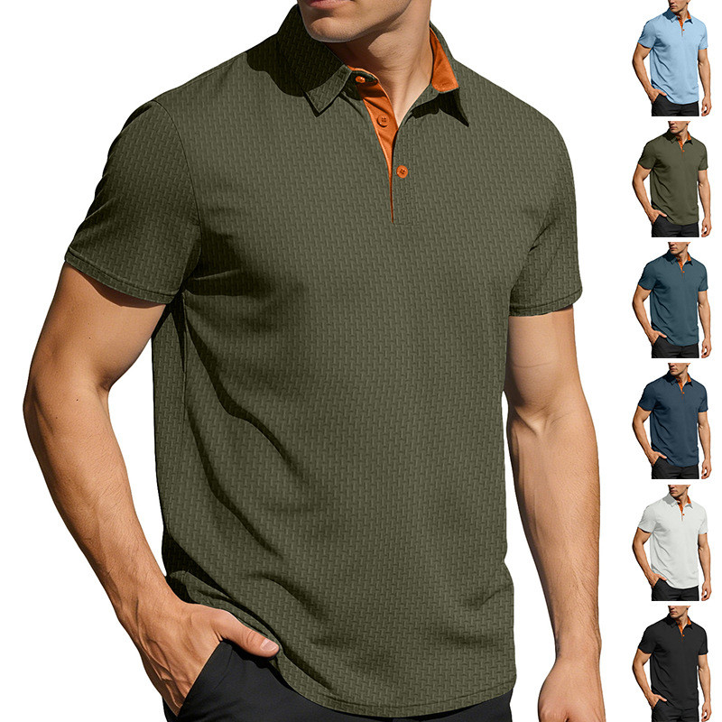 ZONE เสื้อโปโลลําลองผู้ชายแขนสั้น