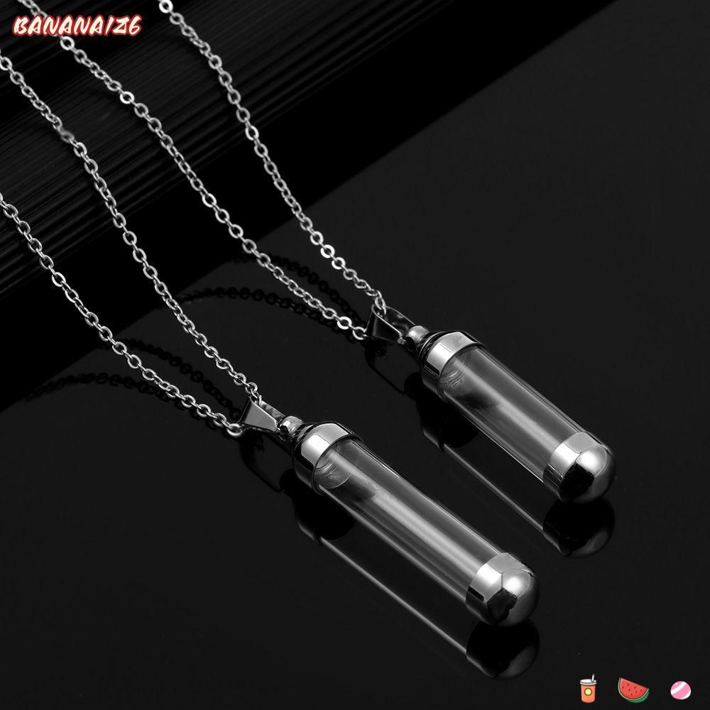 BANANA1Z6 Wishing Bottle จี้สําหรับ Ash Sand Steel Chain น้ําหอม Jars