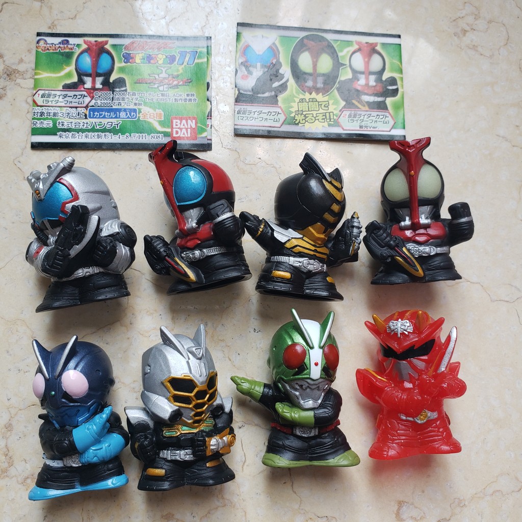 ของแท้ Bandai Q Version Masked Superman Layout Superman Finger Doll