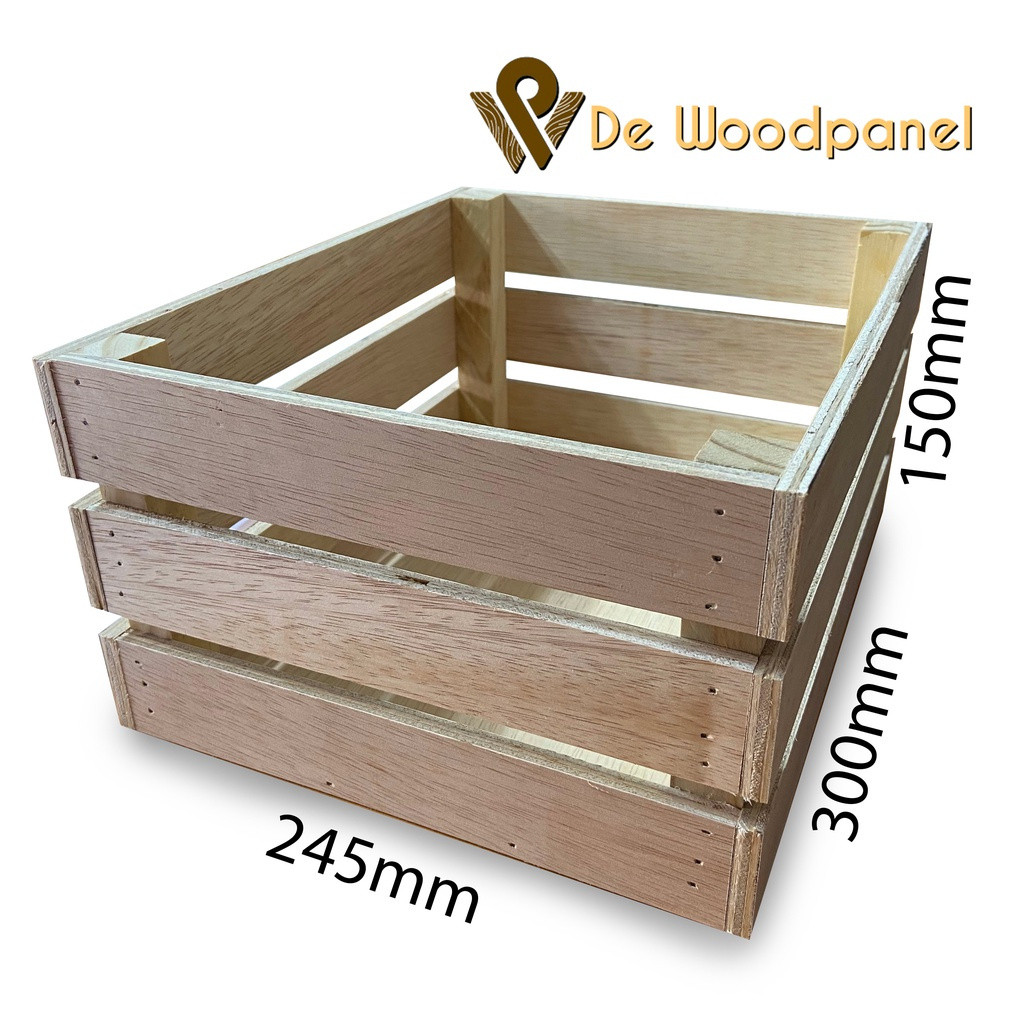 ลังไม้ (plywood) 300mm x 245mm x 150mm(H) & Custom