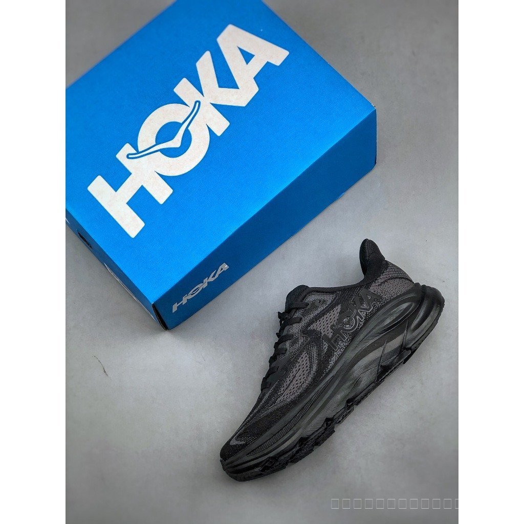 HOKA Clifton 10 size 36-47 ผู้ชายและผู้หญิง รองเท้าวิ่งกันกระแทกมืออาชีพ รองเท้าผ้าใบพื้นหนาขนาดใหญ่