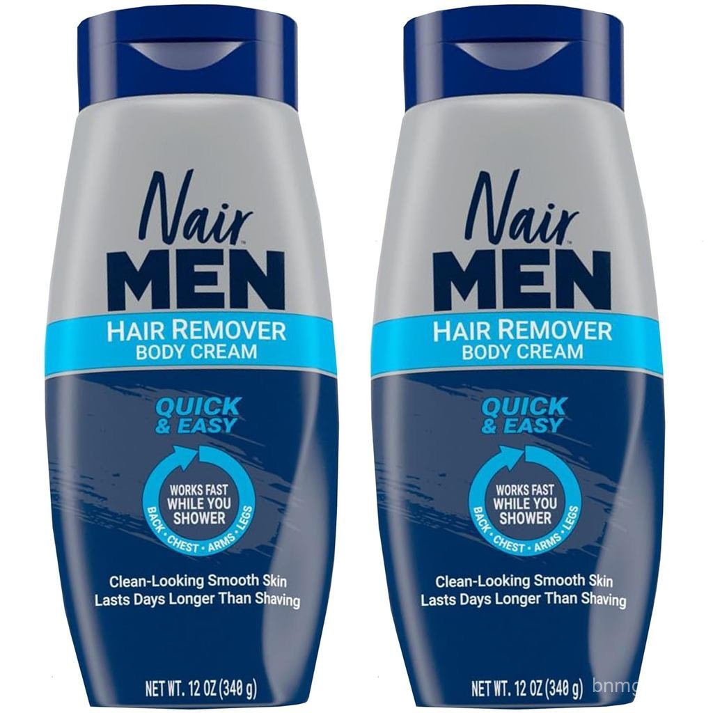Nair Men เครื่องกําจัดขน 12 ออนซ์ (แพ็ค 2 ชิ้น)