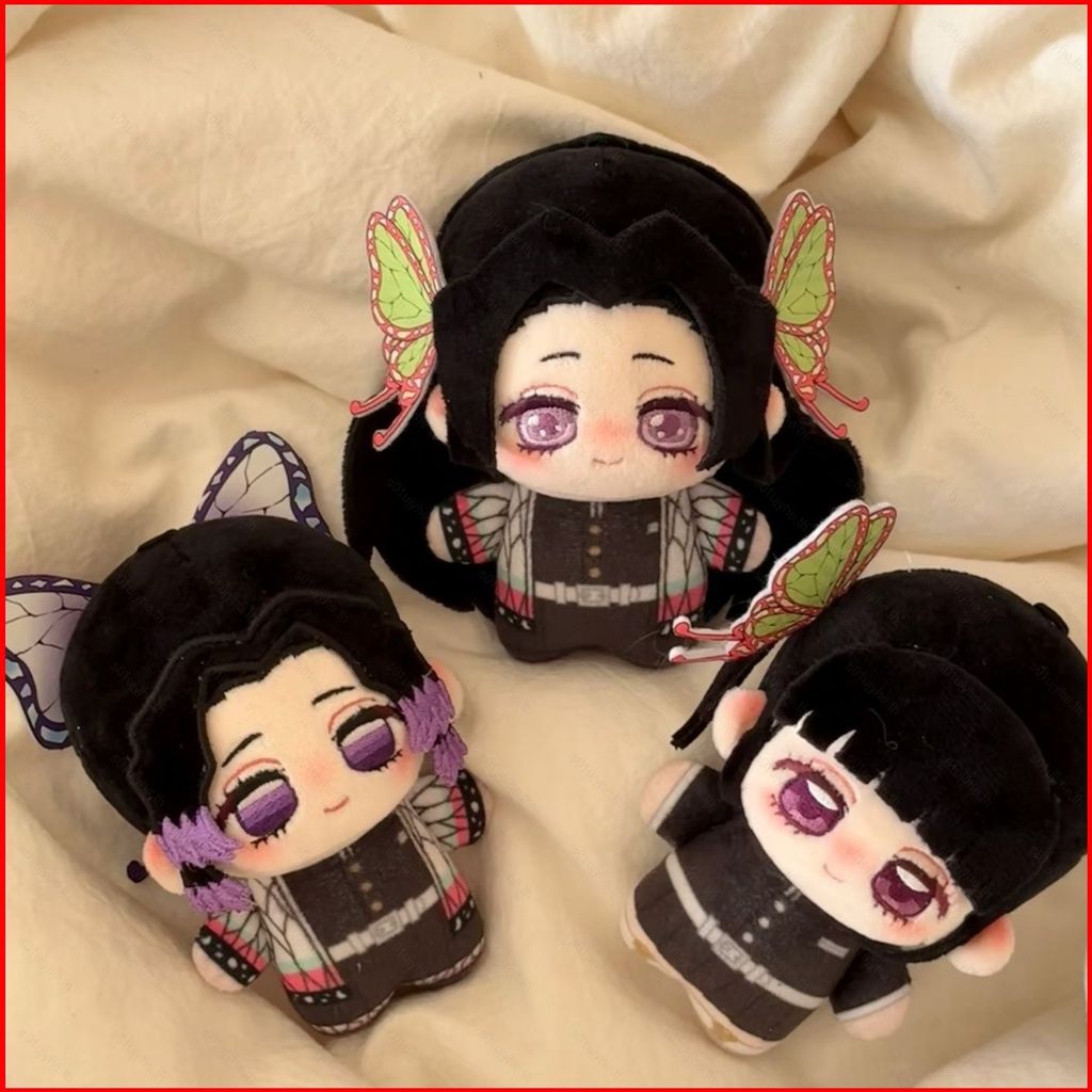 Demon Slayer Tsuyuri Kanwo Kochou Kanae Kochou Shinobu Plushie เกม Merch ตุ๊กตาน่ารักกระเป๋า Charm