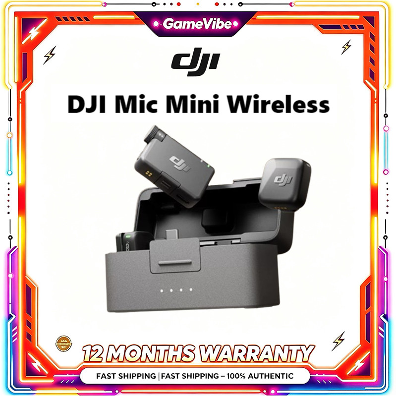 DJI Mic Mini High-Quality Audio With Stable Transmission 48-Hour Operation w/Case Two-Level Active Noise Cancelling