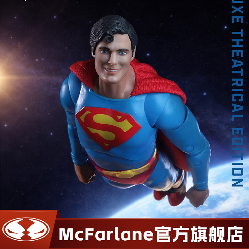 [สต๊อกพร้อม] mcfarlane mcfarlane DC mcfarlane Superman 1978 1/10 เคลื่อนย้ายได้