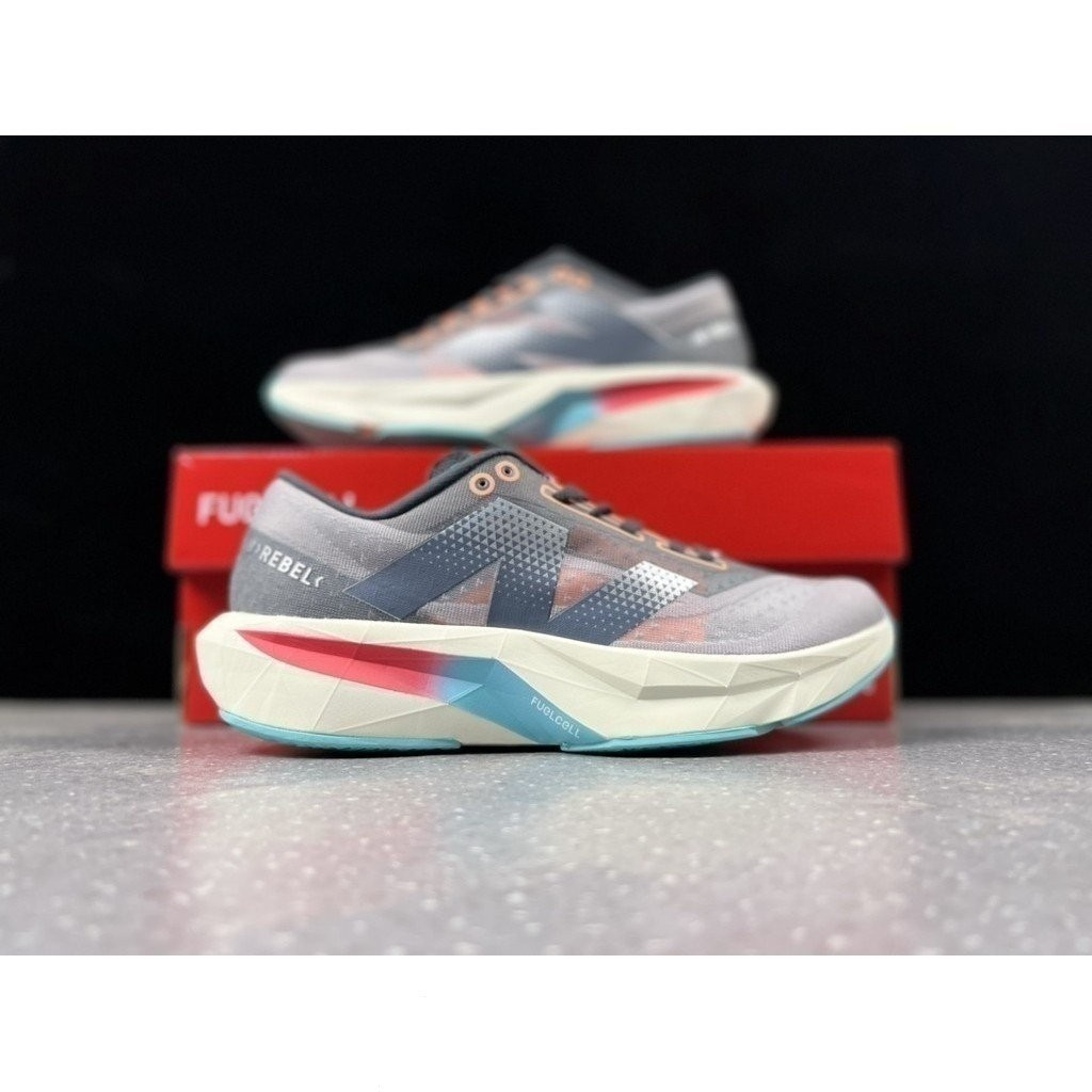 Newbalancenb FuelCell rebel V4 Series รองเท้าพักผ่อนตัดต่ําเบามาก wlyu