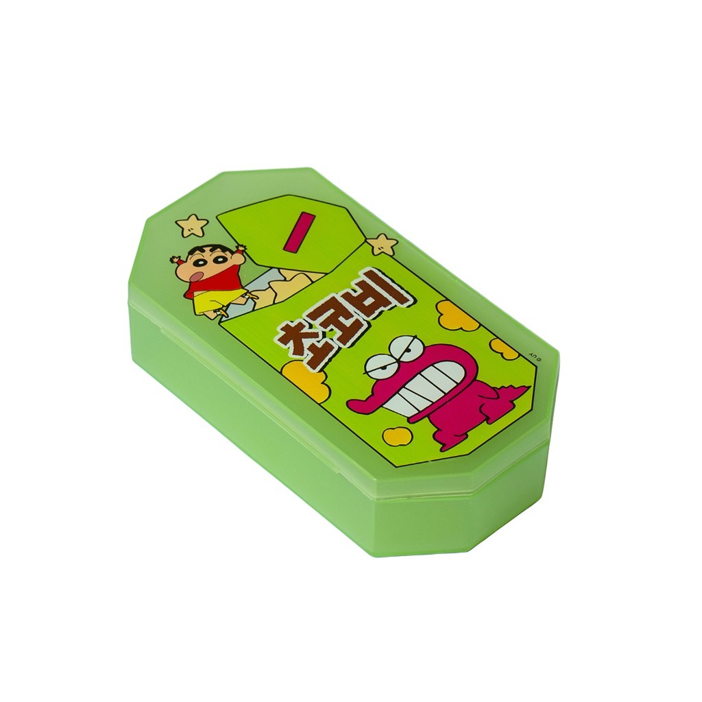 [1+1] เคสดีไซน์ Choco Pie สีเขียว 2 ชิ้น / กล่องดินสอเกาหลี / ดีไซน์ Fun Choco Pie / ของแท้ 100% โดย