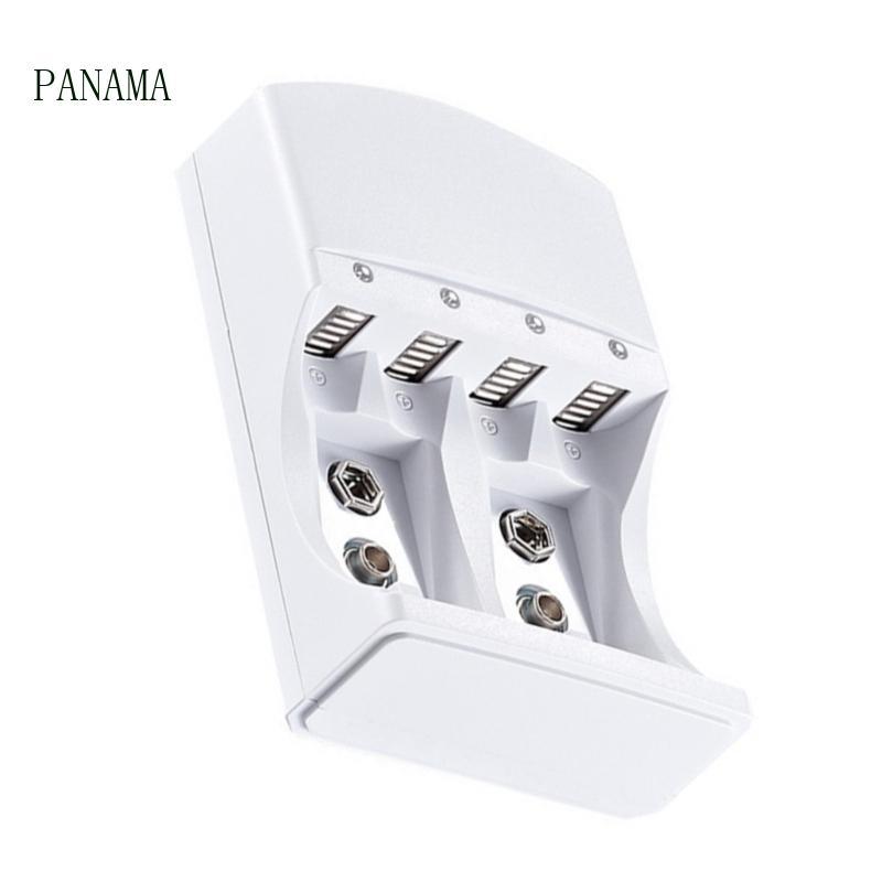 NAMA 4 Slot LR06 LR03 Charger สําหรับ 9V Cell Standard หลายอุปกรณ์สนับสนุน