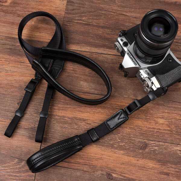 เหมาะสําหรับ Sony Micro สายคล้องไหล่กล้องเดี่ยว A7R3 A7M4 A7C A6600 Nikon Z30 Zfc Cowhide สายคล้องคอ