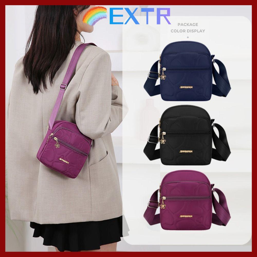 CODEXTR Messengers Bag, Nylon Multifunctional Small Square Bags, Multi-Channel Crossbody Mobile Phon