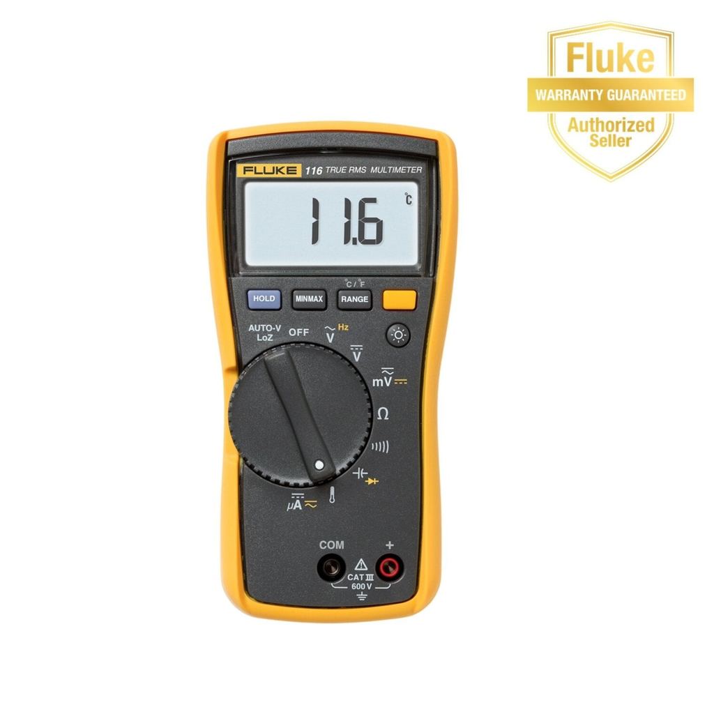 FLUKE 116 เครื่องวัดมัลติมิเตอร์สำหรับงาน HVAC | Multimeter For HVAC Applications