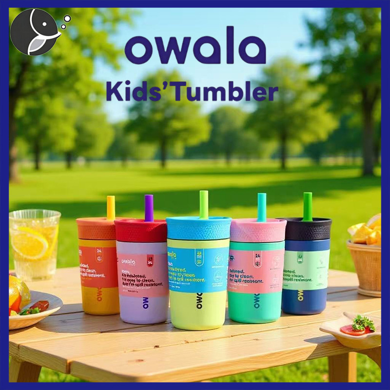 【แนะนำ】Owala Kids Tumbler 12oz แก้วเก็บความเย็นเด็ก ของแท้ แบรนด์จาก US