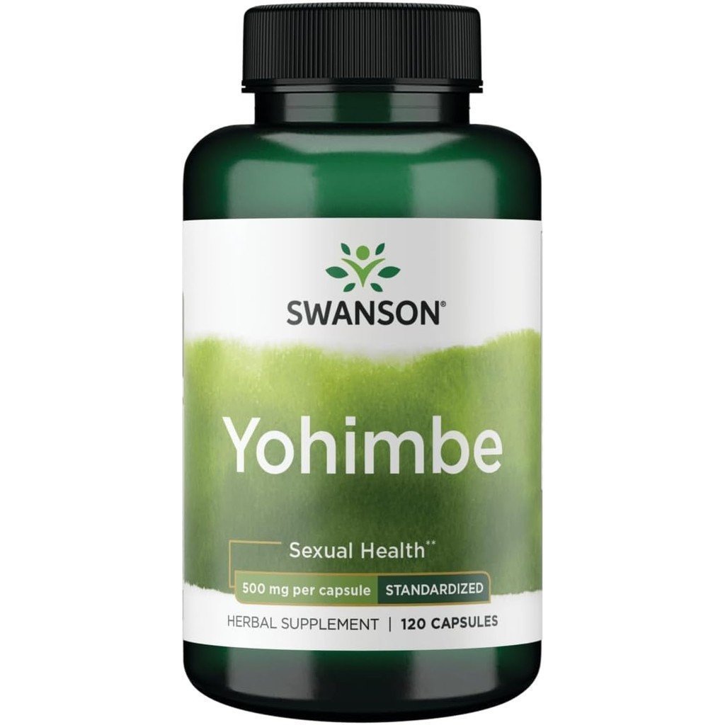 Swanson Yohimbe (เวอร์ชั่นมาตรฐาน) 500 เม็ด 120 แคปซูล 2IJ1 BU2B