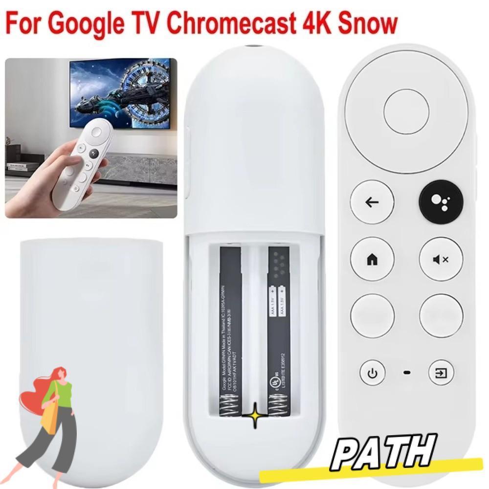 PATH สําหรับ Google Chromecast Remote, Snow Color G9N9N เปลี่ยนรีโมทคอนโทรลด้วยเสียง, HD Compatible 