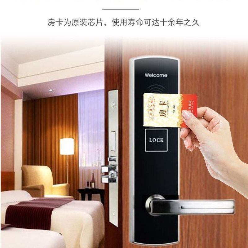 Shop Room Card ที่กําหนดเอง Access Control Card IC Proximity Card B & B โรงแรม Room Card Access ไฟฟ้