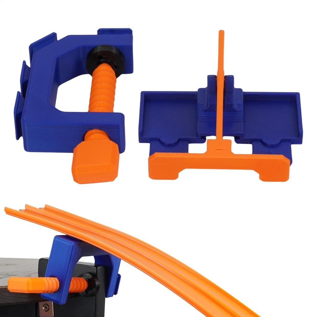 Two Lane Start Gate และ Track Clamp การพิมพ์ 3D เข้ากันได้กับ Hot Wheel Classic Track for Boys Girls