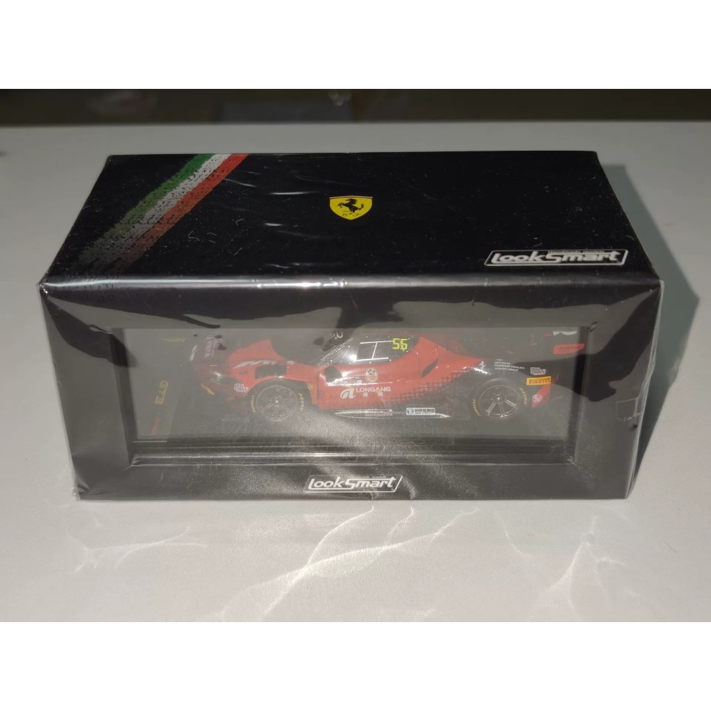 [สต็อกพร้อม] [สินค้าใหม่] looksmart โมเดลรถเหล็ก 1/43 Ferrari 296GT3 ลาย Ye Yifei แชมป์ GT World Cha