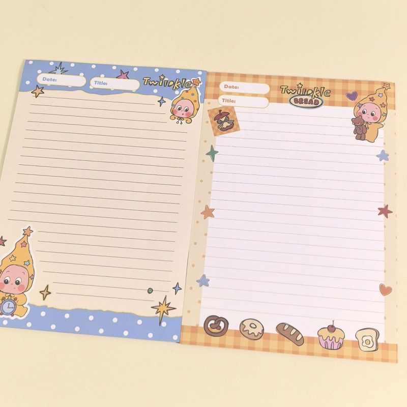 น่ารัก Starman B5 กระดาษนักเรียนการ์ตูน High-value Notepad Notepad Notepad สมุดภาพเครื่องเขียน 26.8.