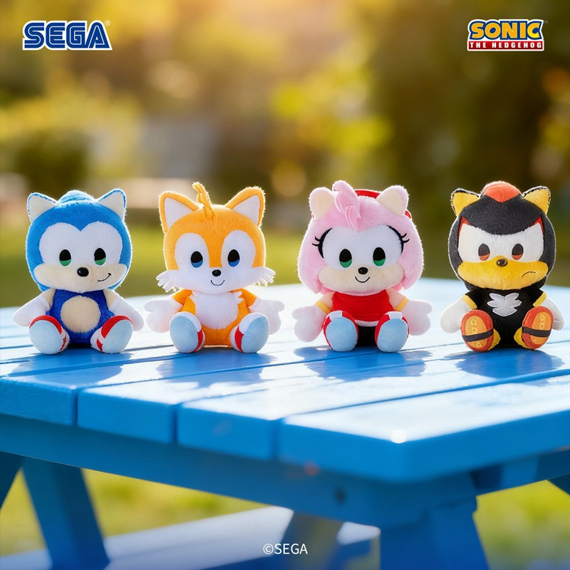 SEGA SONIC & FRIENDS SONIC ตุ๊กตาตุ๊กตาเกม สินค้าญี่ปุ่น Valley ของขวัญวันเกิด T