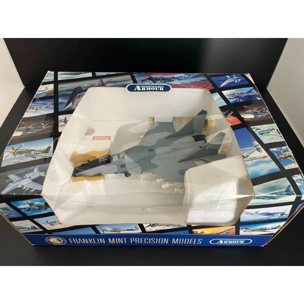 [สต๊อกพร้อม] FRANKLIN FRANKLIN MINT 1/48 MiG 29 Fighter MIG29 Dongde Painting โปรดดูรูปถ่ายจริงสําหร