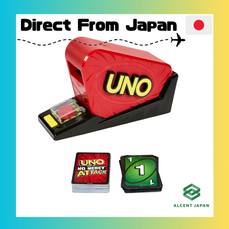 Mattel Games UNO Extreme Card Launcher — UNO Hampa nee! Party Card Game with Card Launcher — 2–6 Pla