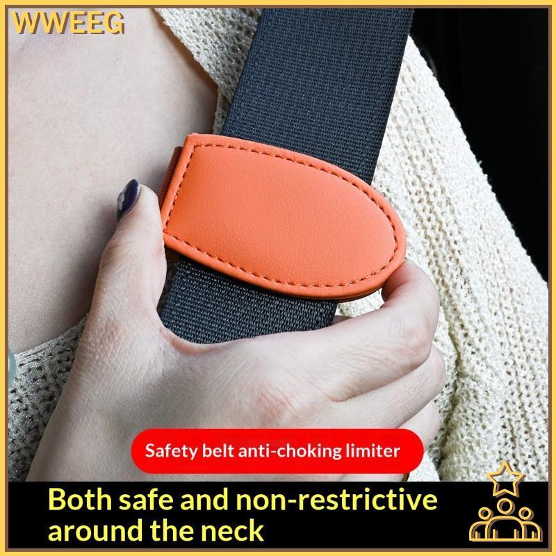 WWEEG Magnetic Car Seat Belt Adjuster Car Seat Belt Fixing Clip Adjustable Magnetic Seatbelt Clip Ca