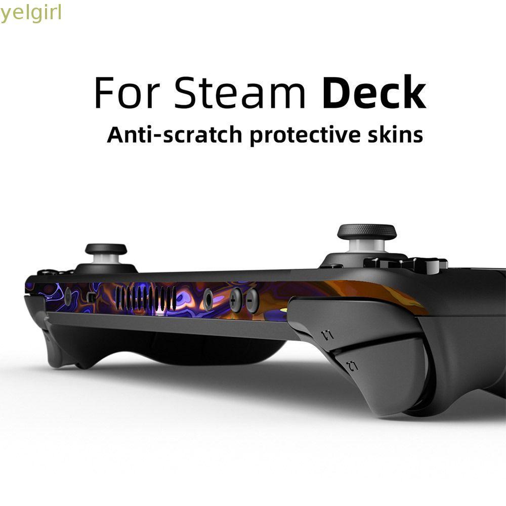 YELGIMY สําหรับ Steam Deck DIY ชุดเกมคอนโซลตกแต่งฝาครอบป้องกันสําหรับ Steam Deck