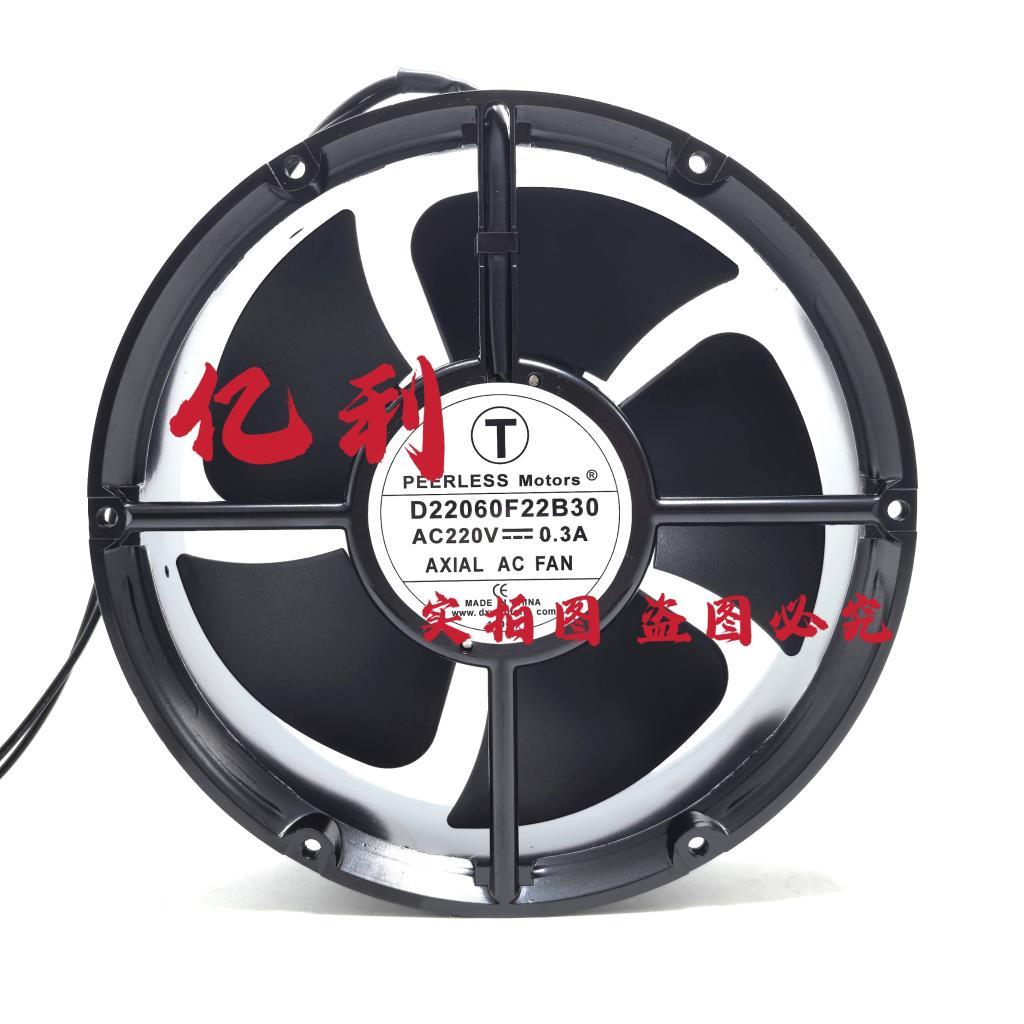 D22060F22B30 AC220V 0.3A 22CM 22060 พัดลมระบายความร้อน AC