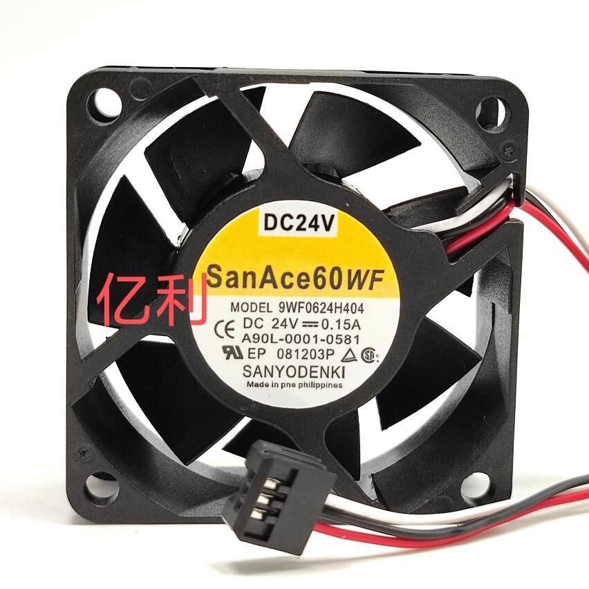 FANUC FANUC A90L-0001-0581 9WF0624H404 6025 24V 0.15A พัดลม