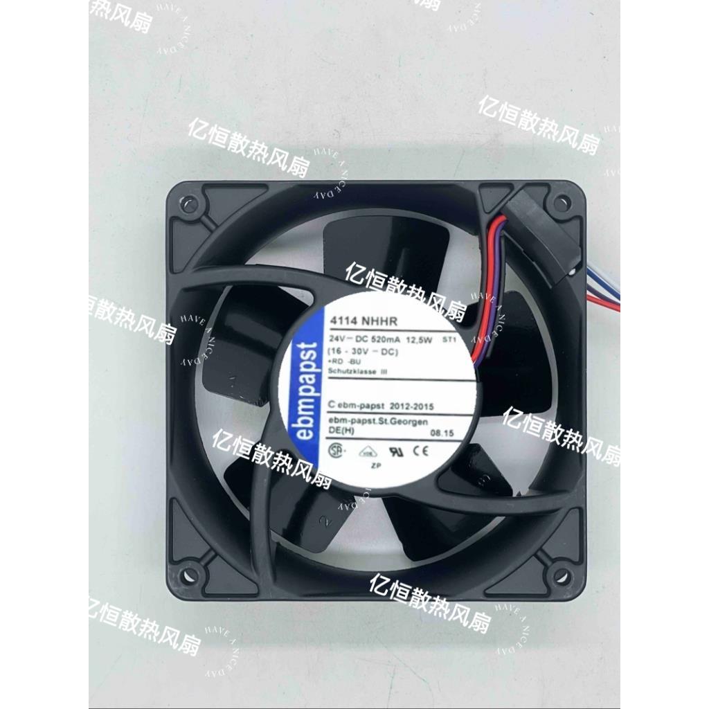 4114NHHR 4114NHH 12038 24V 12.5 W 12CM พัดลมระบายความร้อนอินเวอร์เตอร์