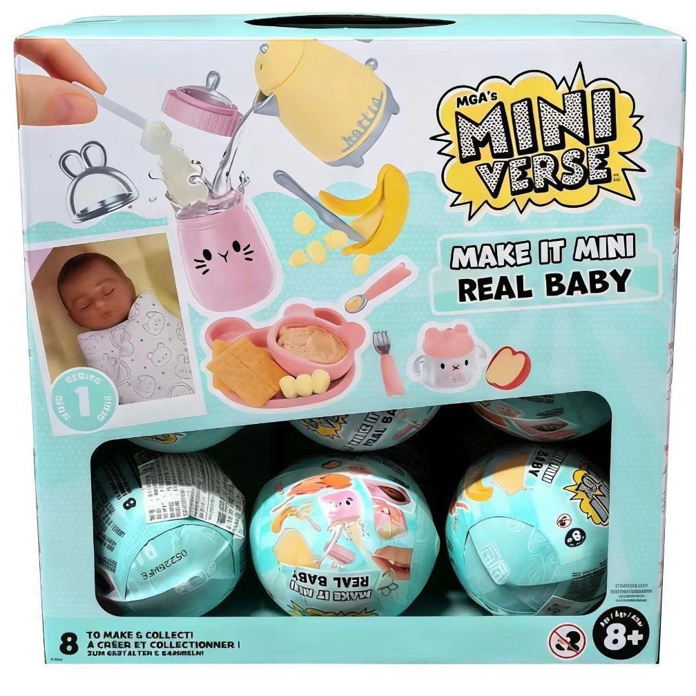 Miniverse อาหารเด็ก Mini Ball diy อาหารเสริมเด็กของเล่น MGA Baby Food Ball Doll