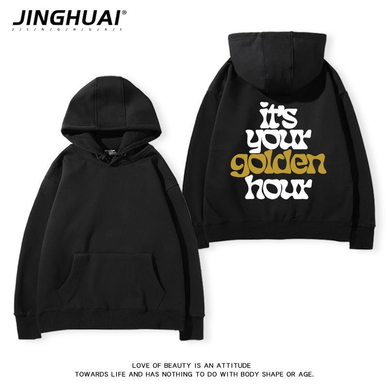 JVKE Tour Concert Hooded Sweatshirt ผู้ชายผู้หญิงพัดลมฤดูใบไม้ร่วงลําลองหลวม All-Match สนับสนุนเสื้อ