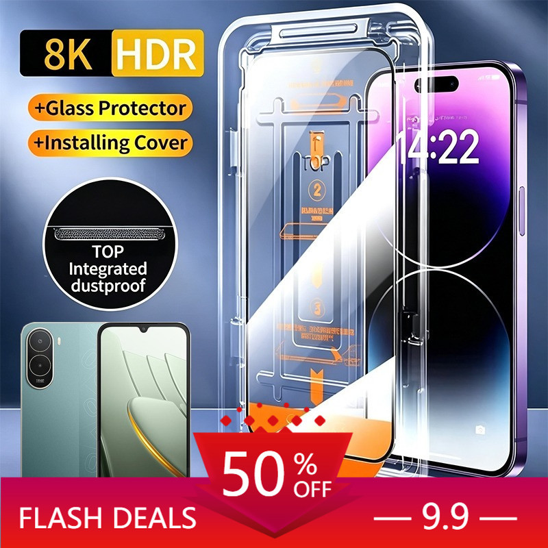 8K HDกระจกนิรภัยPoco C81 Proฟิล์มแก้วสําหรับPoco C81 Pro C81X C85 C85X C71 C75 C65 C61 5G 4Gป้องกันห