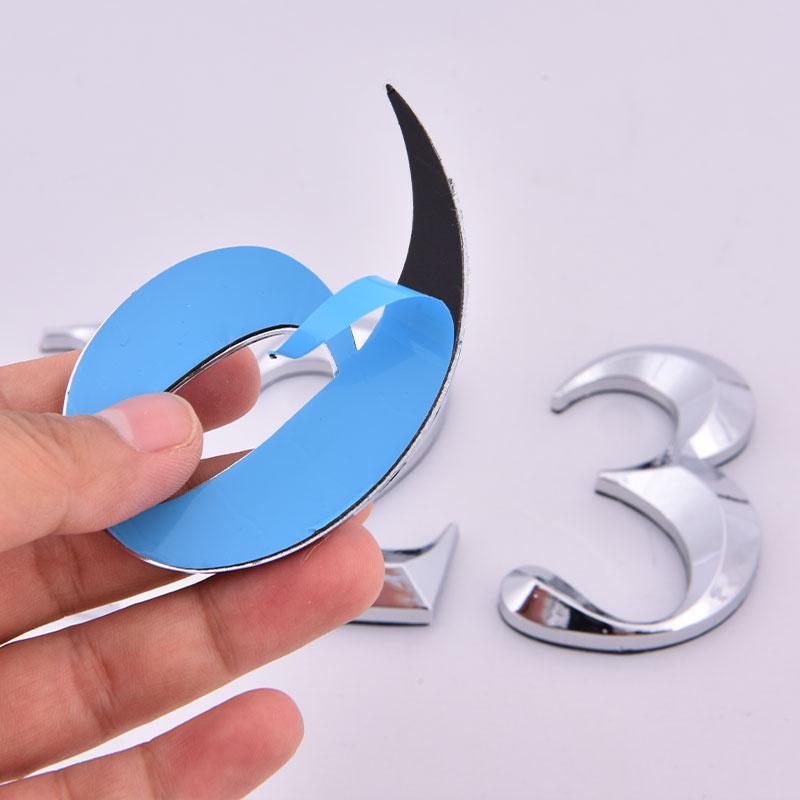Newsmallbrains Self กาวประตูจํานวนป้าย House Number หลัก Apartment Hotel Office สติกเกอร์ NSB