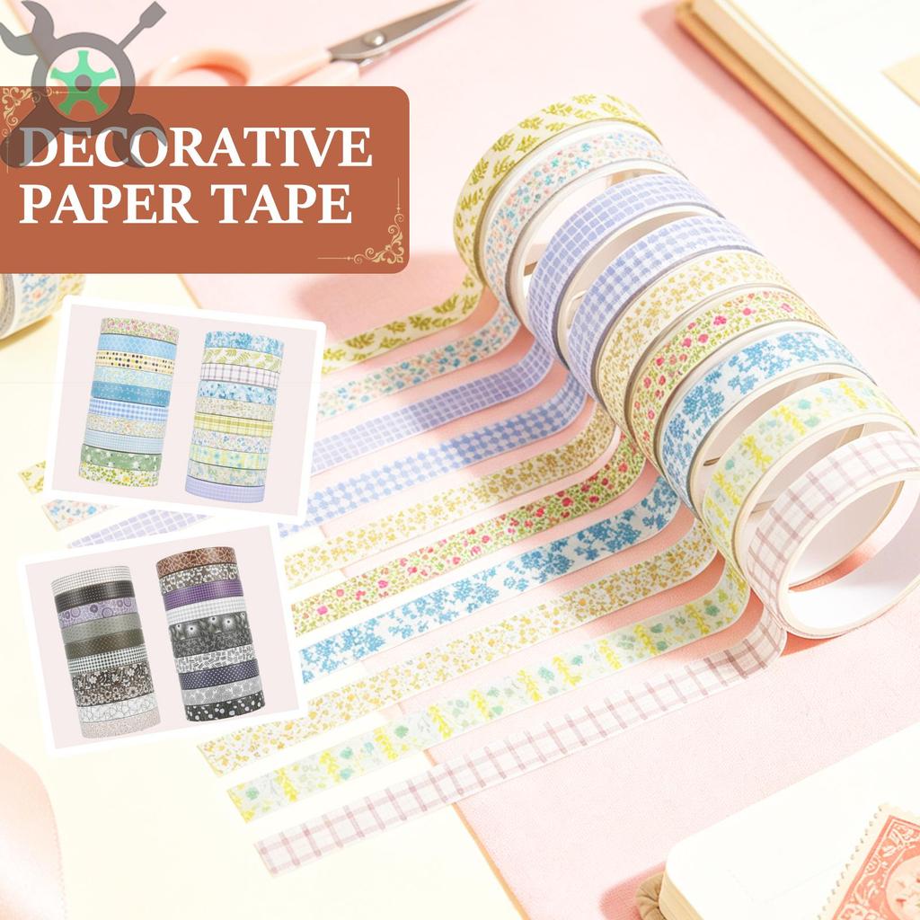 20 ม้วน Washi เทป 78in/ม้วนสําหรับวางแผนสมุดภาพวารสาร DIY Craft SHOPCYC7476