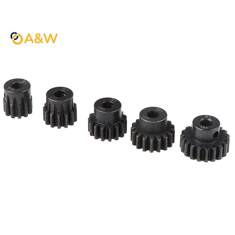 A & W M1 5 มม.11 T 13 T 15 T 17 T 19 T pinion มอเตอร์ gearbo ชุดสําหรับ 1/8 rc รถมอเตอร์