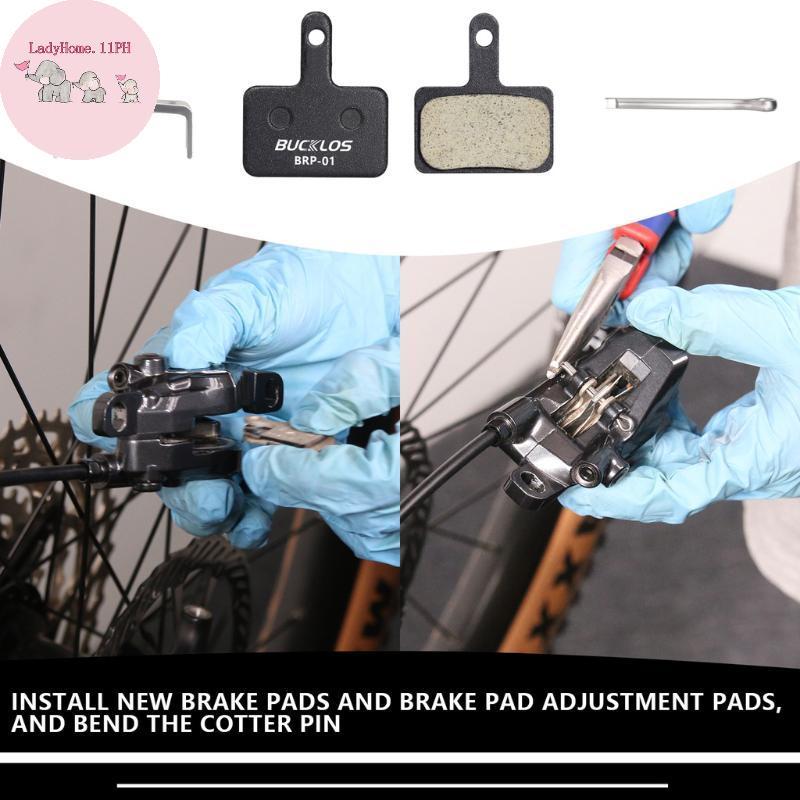 LadyHome จักรยานเบรค Pad B01S MT200 แผนที่จักรยานเบรค Pad น้ําหนักเบาเรซิ่น Disc Break Pads สําหรับ 