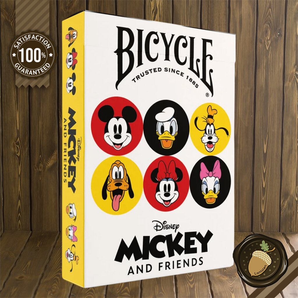 Playing Cards: Bicycle - Disney Mickey and Friends การ์ดสะสม อุปกรณ์มายากล